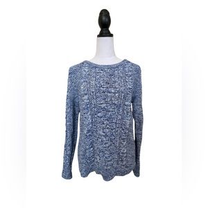 Gap crew neck cable knit sweater